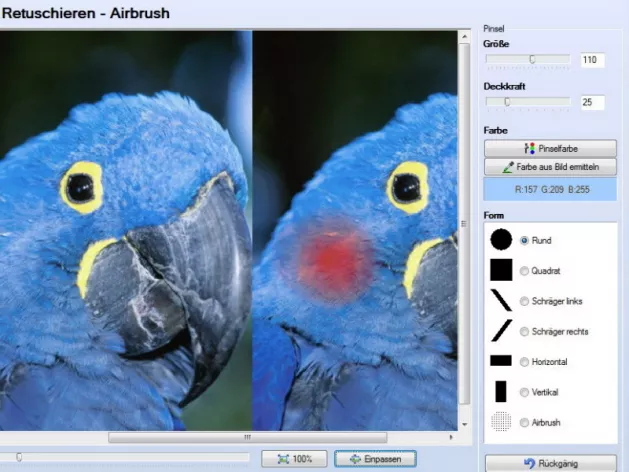Bildbearbeitungssoftware - Effekte